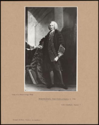 Benjamin Heath, Town Clerk Of Exeter, D. 1766