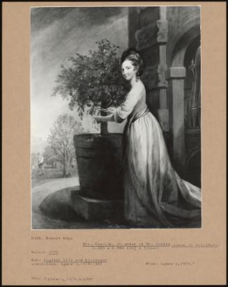 Mrs. Wyndham, Daughter Of Mr. Bowles,Canon Of Salisbury.