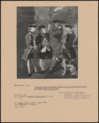 Caricature Portrait of Mr Charles Turner, Sir William Lowther, Mr Joseph Leeson and M. Hirst