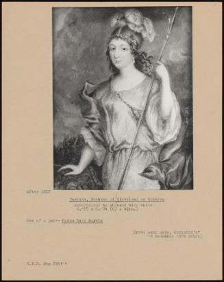 Barbara, Duchess Of Cleveland As Minerva