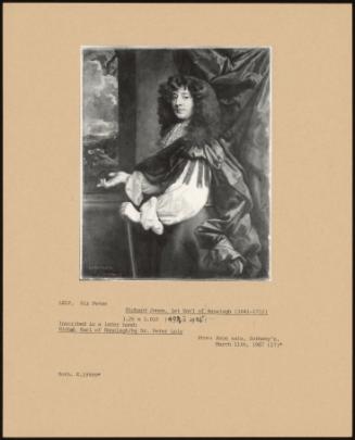 Richard Jones, 1st Earl Of Ranelagh (1641-1712)