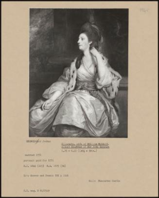 Elizabeth, Wife of William Weddell, Eldest Daughter of Sir John Ramsden