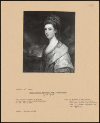 Anne, Susannah Warburton, Mrs Richard Pennant