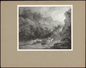 Landscape With Two Figures On A Horse