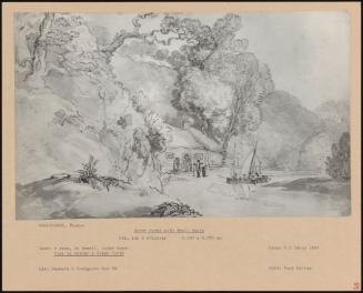 River Scene With Small Boats