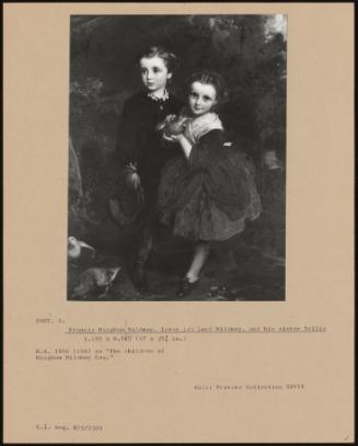 Francis Bingham Mildmay, Later 1st Lord Mildmay, and His Sister Nellie