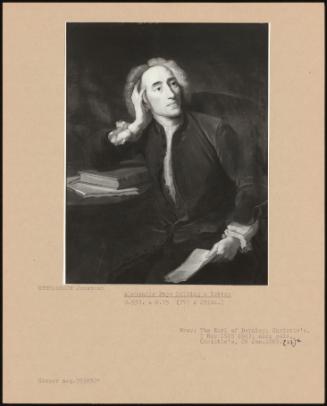 Alexander Pope Holding A Letter