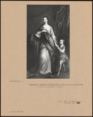 Margaret, Countess Of Leicester With Her Son Lord Coke