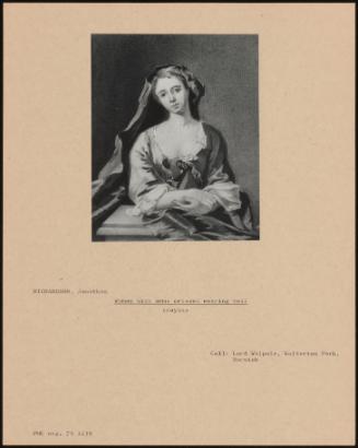 Woman With Arms Crossed Wearing Veil