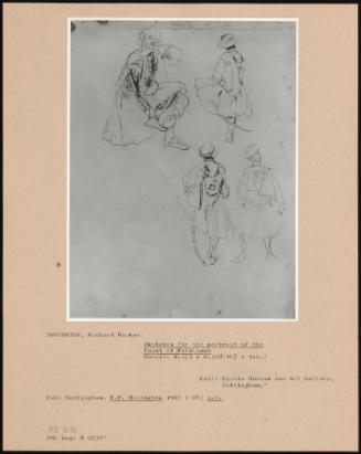 Sketches For The Portrait Of The Count Of Palatiano