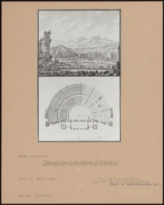 Plan And View Of The Theatre Of Hierapolis