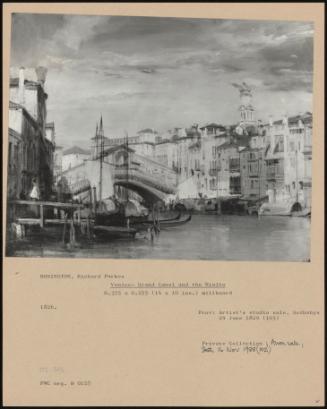 Venice-Grand Canal And The Rialto