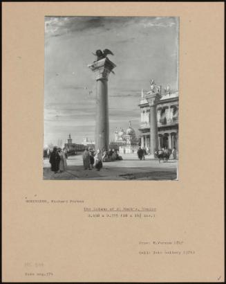 The Column Of St Mark's, Venice