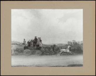 A Coach & Horses On A Country Road