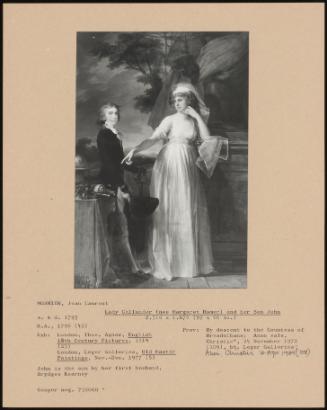 Lady Callander (née Margaret Romer) And Her Son John