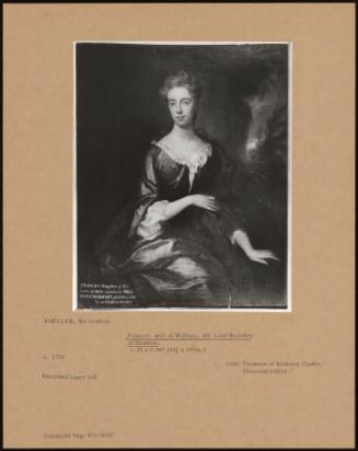 Frances, Wife Of William, 4th Lord Berkeley Of Stratton.