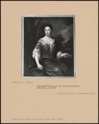 Lady Anne Bertie, N. Sir William Courtney 2nd Bart., In 1704