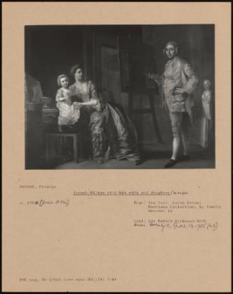 Joseph Wilton With His Wife And Daughter, Frances.