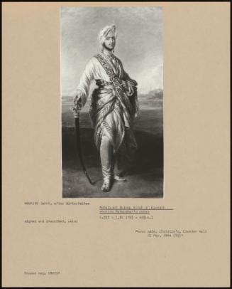 Maharajah Duleep Singh Of Elveden Wearing Maharajah's Robes