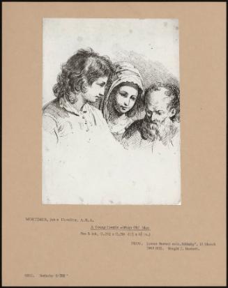 A Young Couple With An Old Man