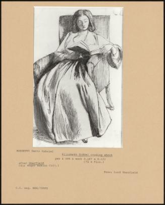 Elizabeth Siddal Reading A Book