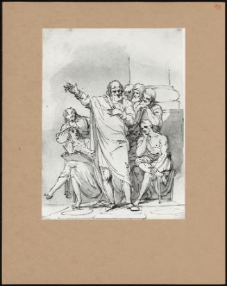 Orator Surrounded By Admirers (Sketch From Album)