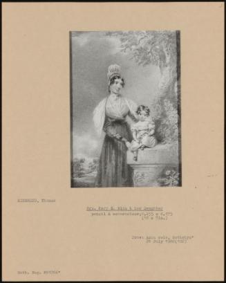 Mrs. Mary E. Hick and Her Daughter