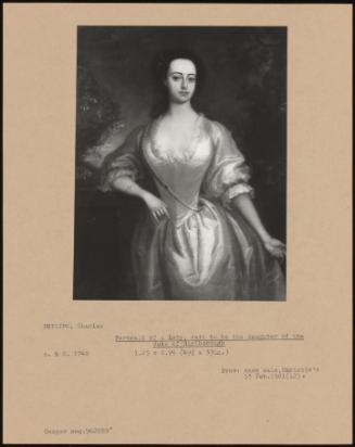 Portrait Of A Lady, Said To Be The Daughter Of The Duke Of Marlborough