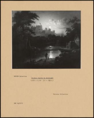 Windsor Castle By Moonlight