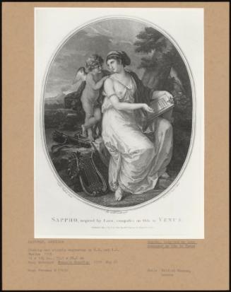 Sappho, Inspired By Love Composed An Ode To Venus