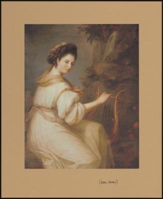 Portrait Of Jemima Ord (D. 1812), Seated Playing A Lyre