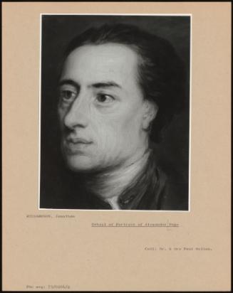 detail Of Portrait Of Alexander Pope