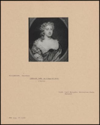 Unknown Lady In Feigned Oval