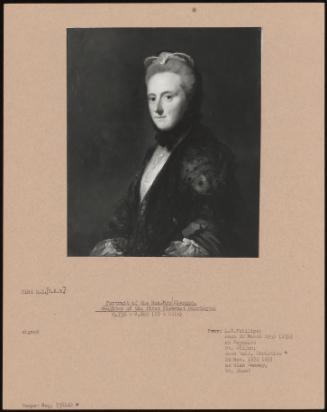 Portrait Of The Hon.Mrs Clarges, Daughter Of The First Viscount Barrington