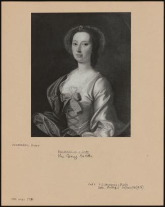 Portrait Of Lady; Mrs George Biddle