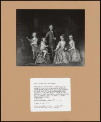 Portrait of Five Children of John Cocks of Castleditch (ca. 1696-1771) and His Wife Mary, Daughter of Thomas Cocks (1703-79); Probably Charles, Later 1st Lord Somers (1725-1806), Elizabeth (1729-1808), Mary (1728-After 1829), and Two of Their Brothers, Possibly John (1731-93) and Joseph (1732/3-75); All Full Length, Standing with a Dog