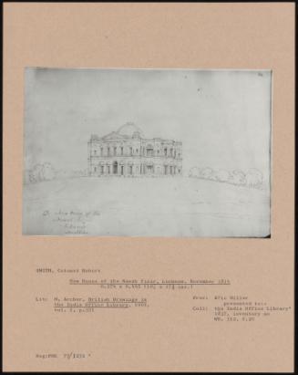 New House of the Nawab Vizir, Lucknow. November 1814