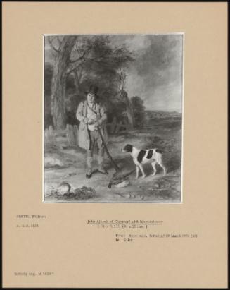 John Alcock of Edgmond with His Retriever