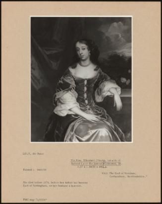 The Hon. Elizabeth (Finch), 1st Wife Of Samuel (Later Sir Samuel) Grimston, Bt.