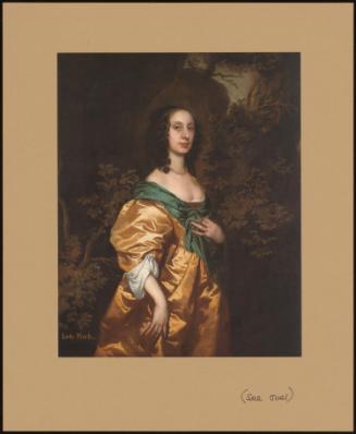 Portrait Of Elizabeth Harvey, Lady Finch (1627-1676)