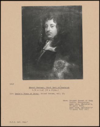 Edward Montagu, First Earl Of Sandwich