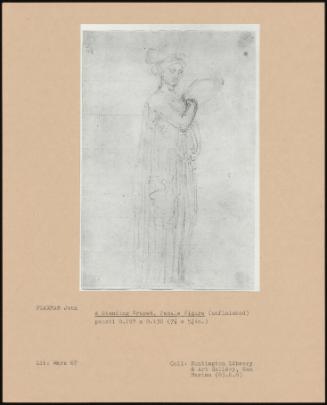 A Standing Draped, Female Figure (Unfinished)