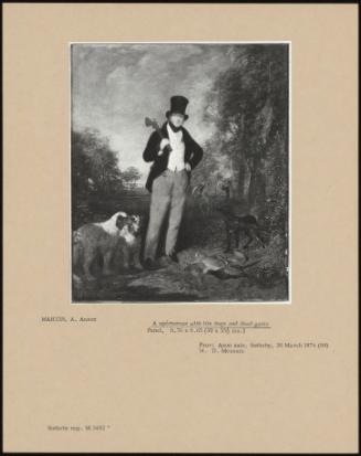 A Sportsman With His Dogs And Dead Game