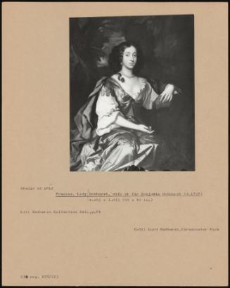 Frances, Lady Bathurst, Wife Of Sir Benjamin Bathurst (d. 1727)