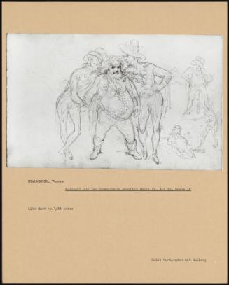 Falstaff And Two Companions; Possibly Henry Iv, Act Ii, Scene Iv