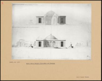 Water Works Design, Elevation And Section