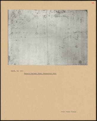 Palazzo Farnese, Rome, Preparatory Plan