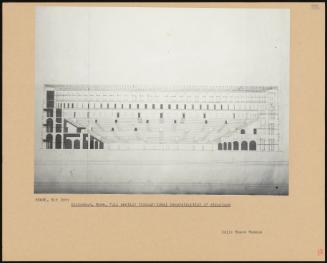 Colosseum, Rome, Full Section Ideal Reconstruction Of Structure