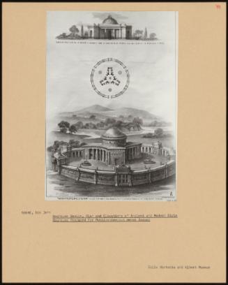 Doghouse Design, Plan And Elevations Of Ancient And Modern Style Doghouse Prepared For Publication But Never Issued