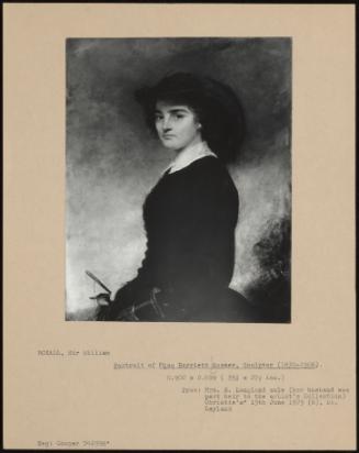 Portrait Of Miss Harriet Hosmer, Sculptor (1830 - 1908).